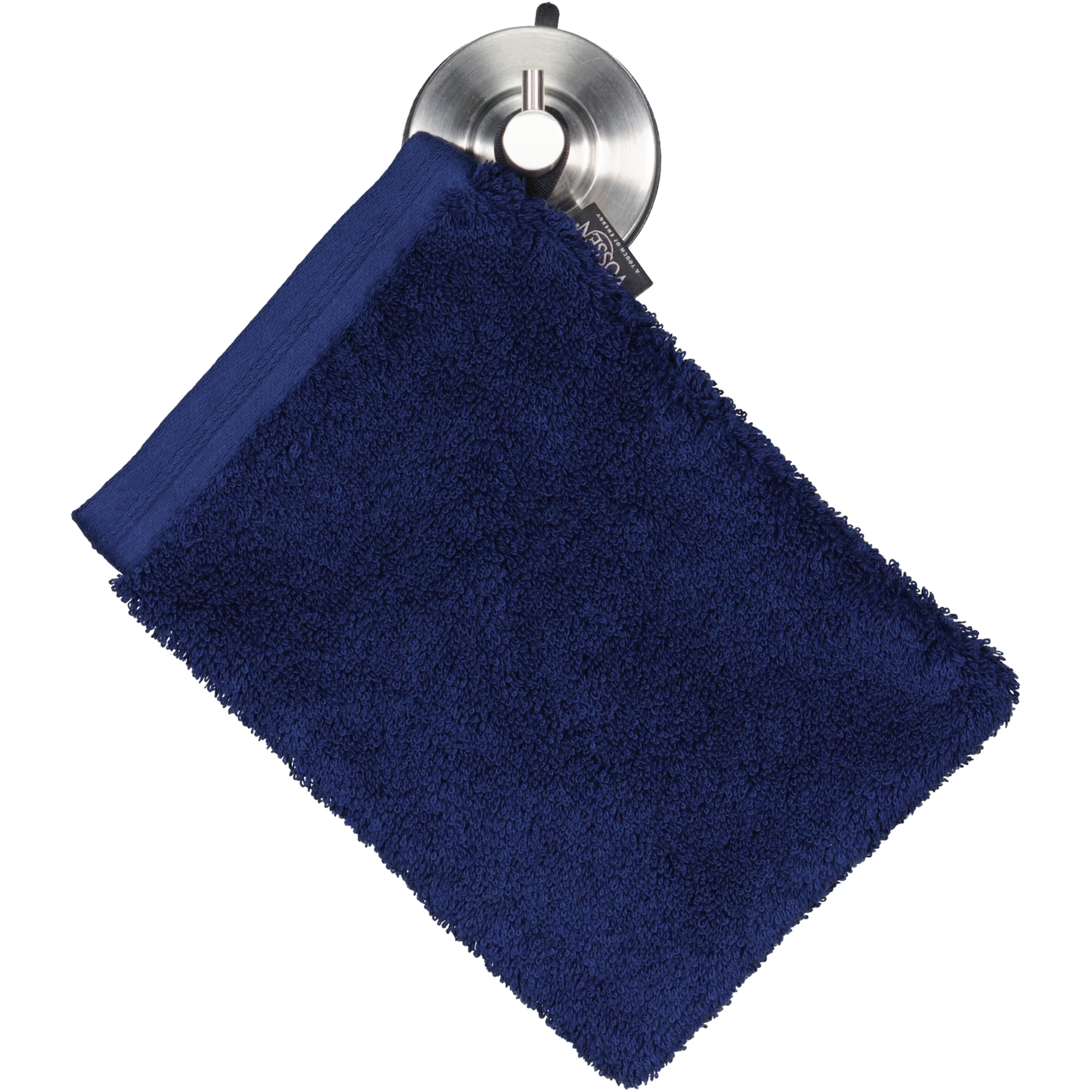 Vossen Handtücher Vegan Life marine blau - 4930 - Waschhandschuh 16x22 cm