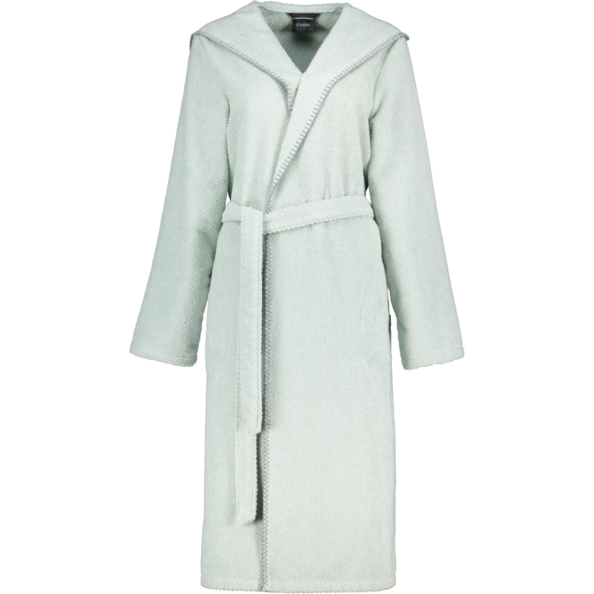Cawö Bademäntel Damen Kapuze Kapuze 6219 eukalyptus - 450