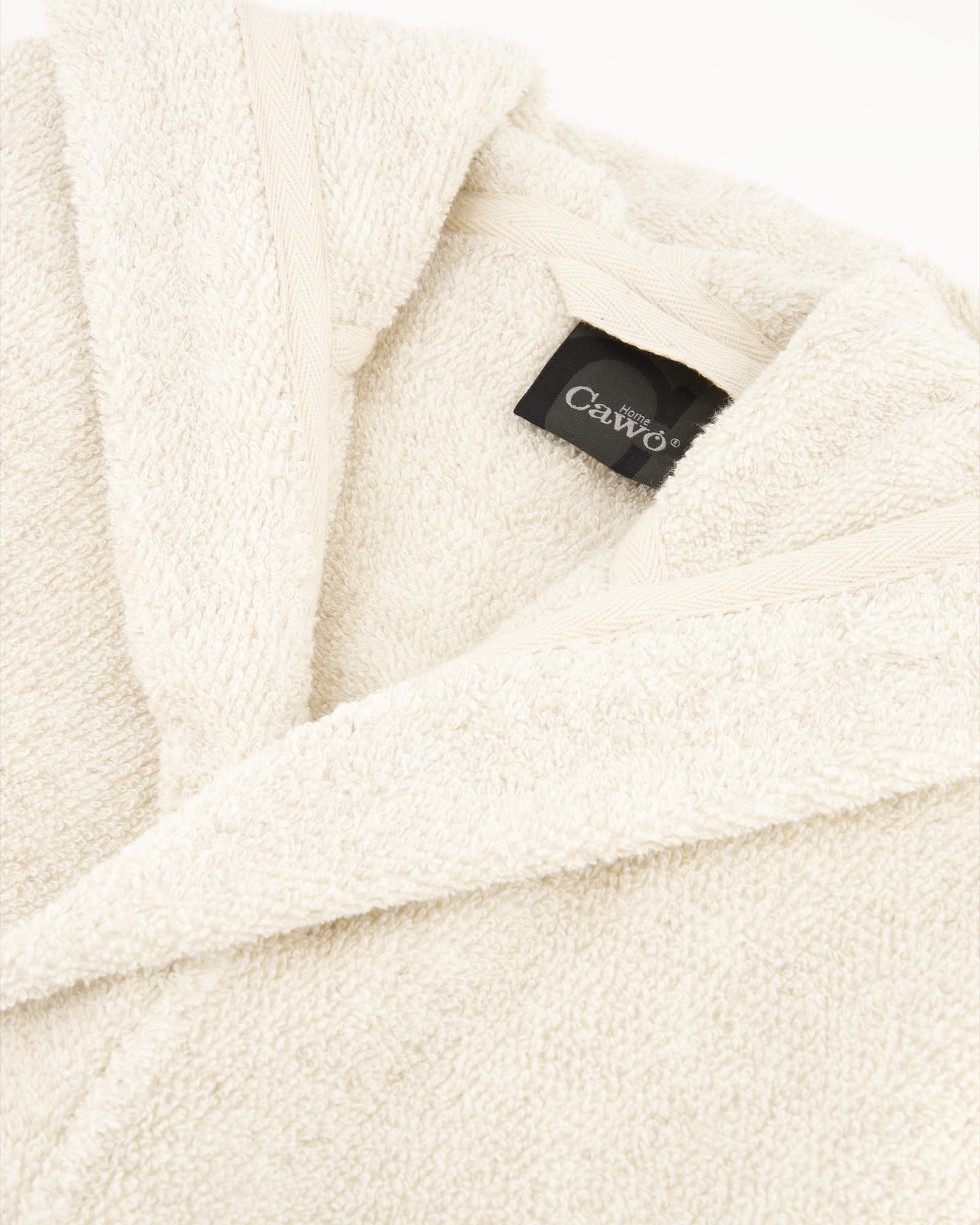 Cawö Bademäntel Damen Kapuze SAUNA Cotton & Hemp 846 natur - 33