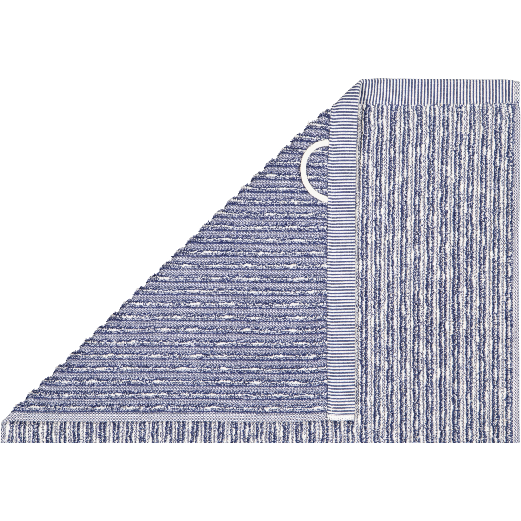 Möve Handtücher Brooklyn Pinstripe nature/deep sea - 042 - Handtuch 50x100 cm