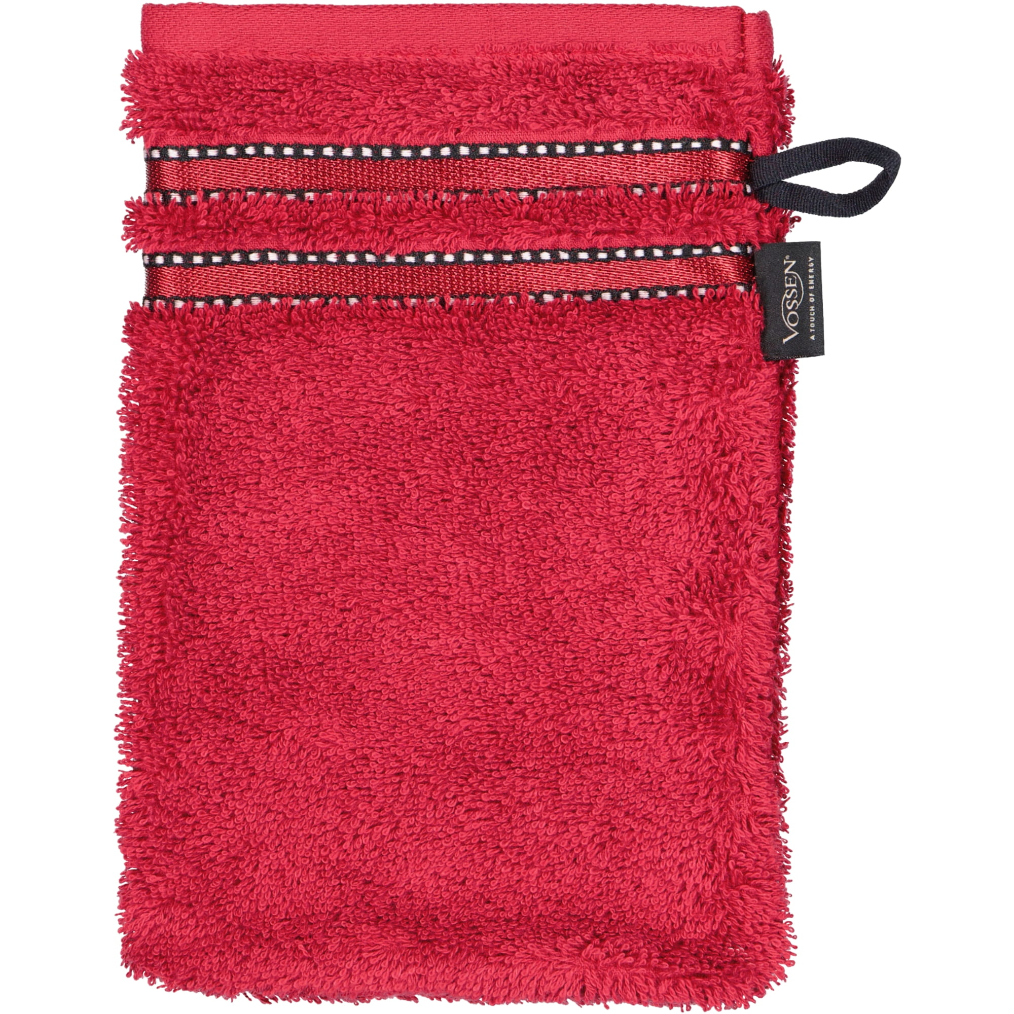 Vossen Handtücher Cult de Luxe rubin - 3900 - Waschhandschuh 16x22 cm