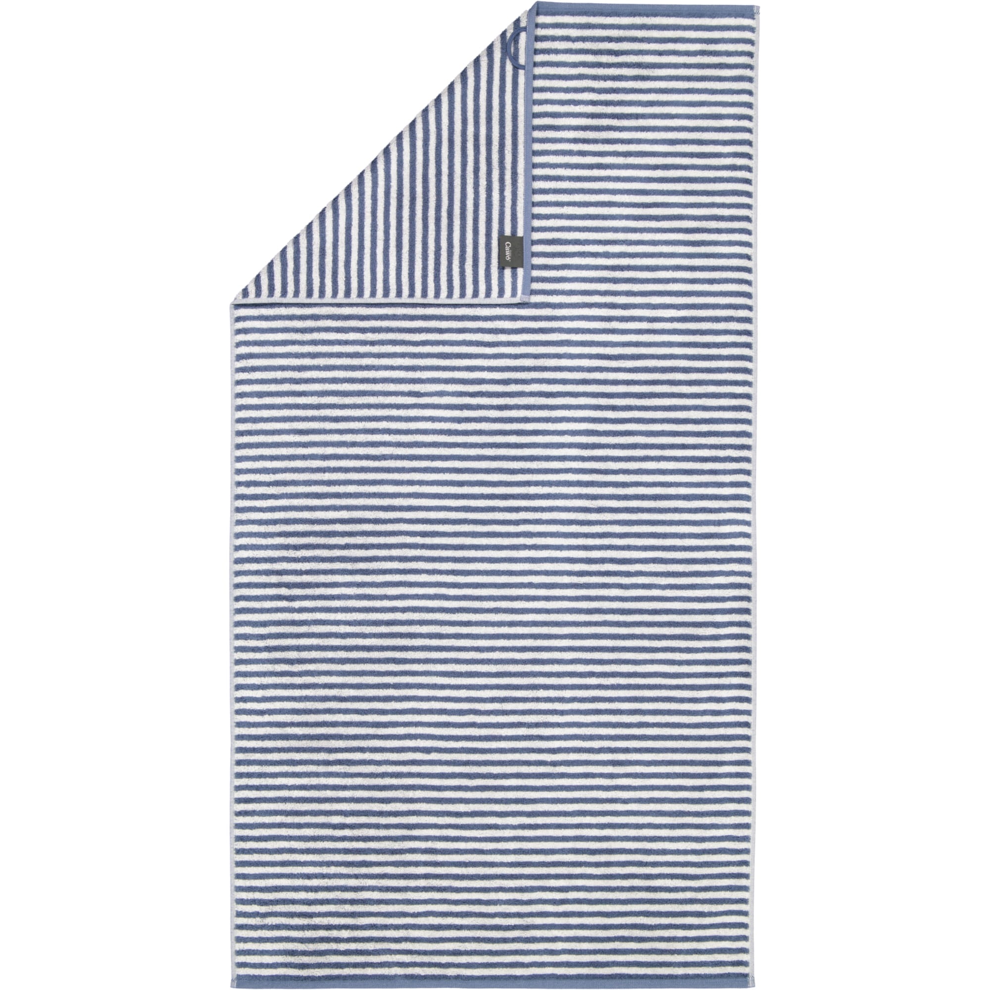 Cawö - Campus Ringel 955 - Farbe: nachtblau - 17 - Duschtuch 70x140 cm