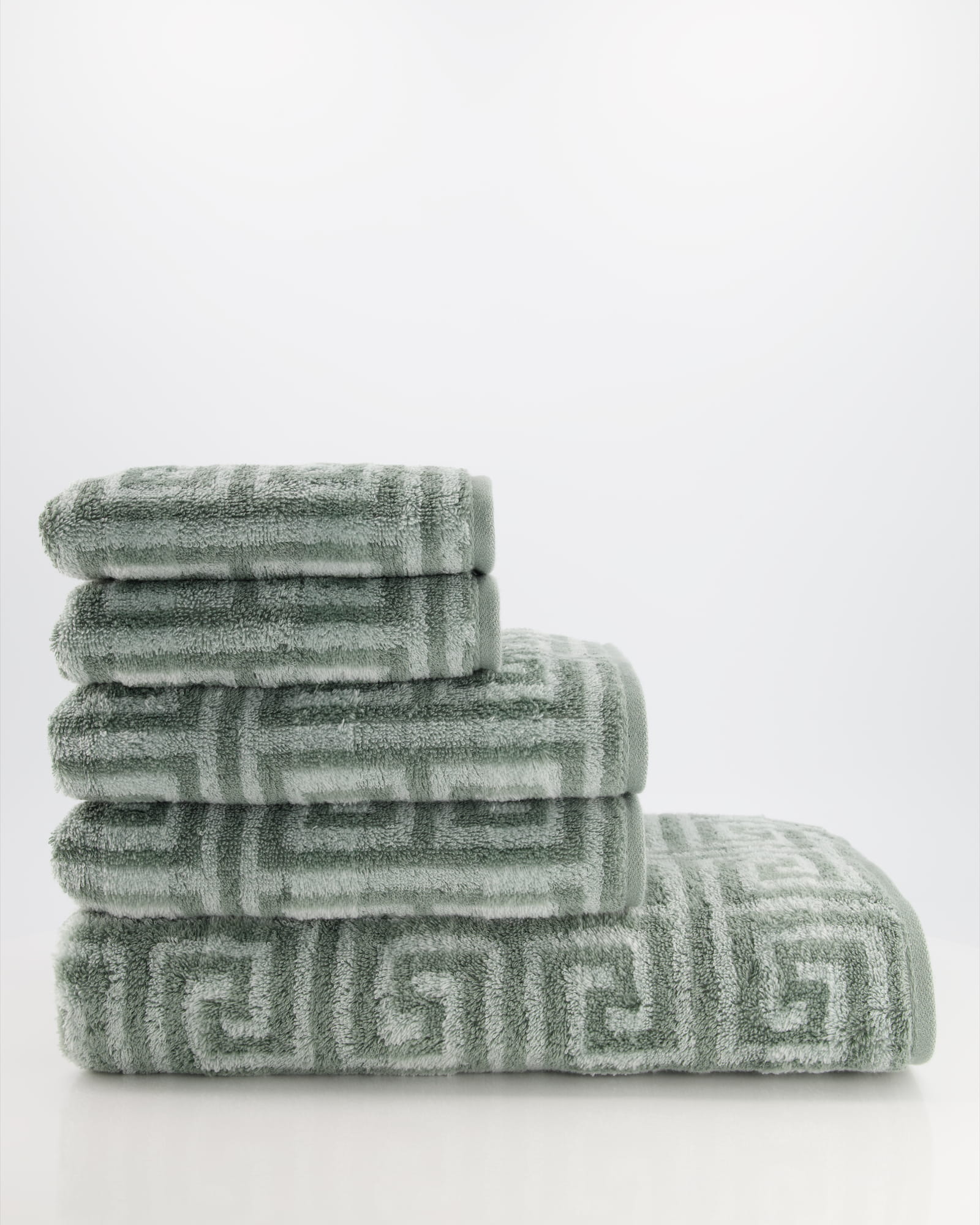 Cawö Handtücher Noblesse Elegance Allover 1088 nordic green - 44