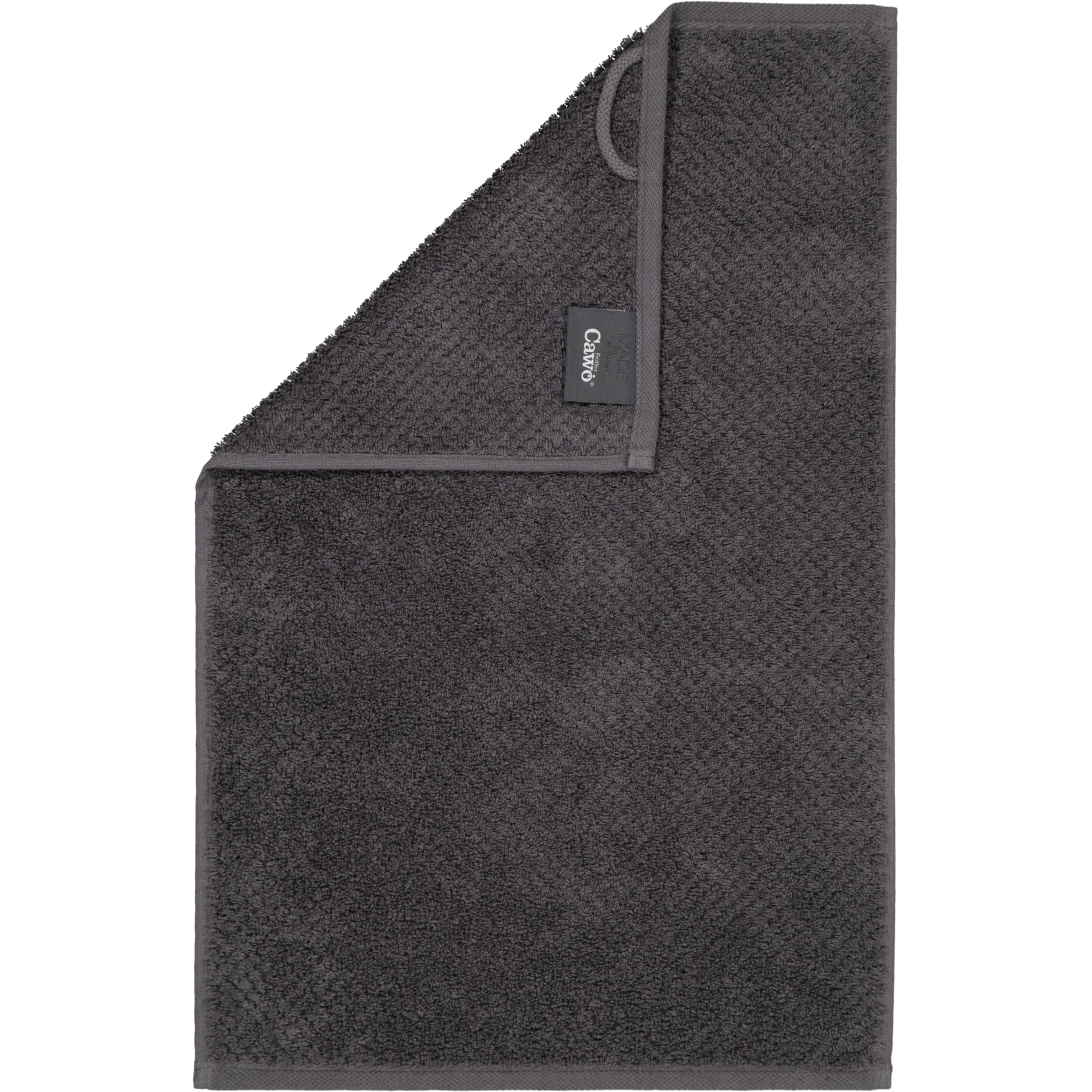 Cawö Handtücher Pure 6500 basalt - 740 - Gästetuch 30x50 cm