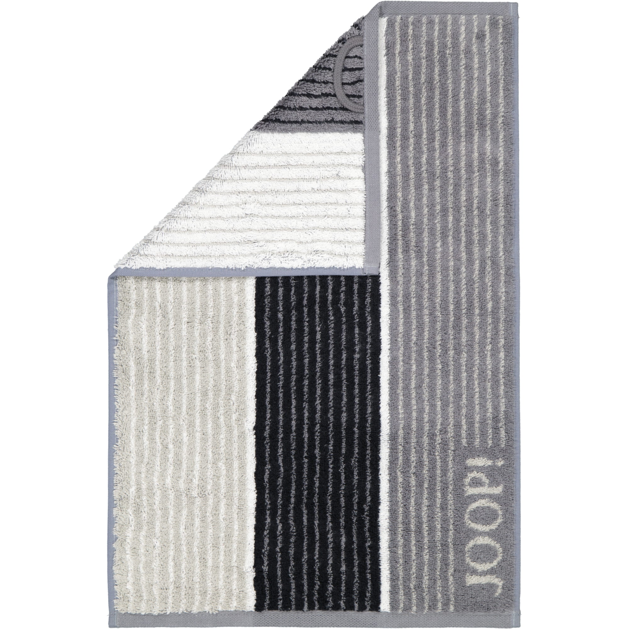 JOOP! Signature Lines 1658 - Farbe: Schwarz - 97 - Gästetuch 30x50 cm