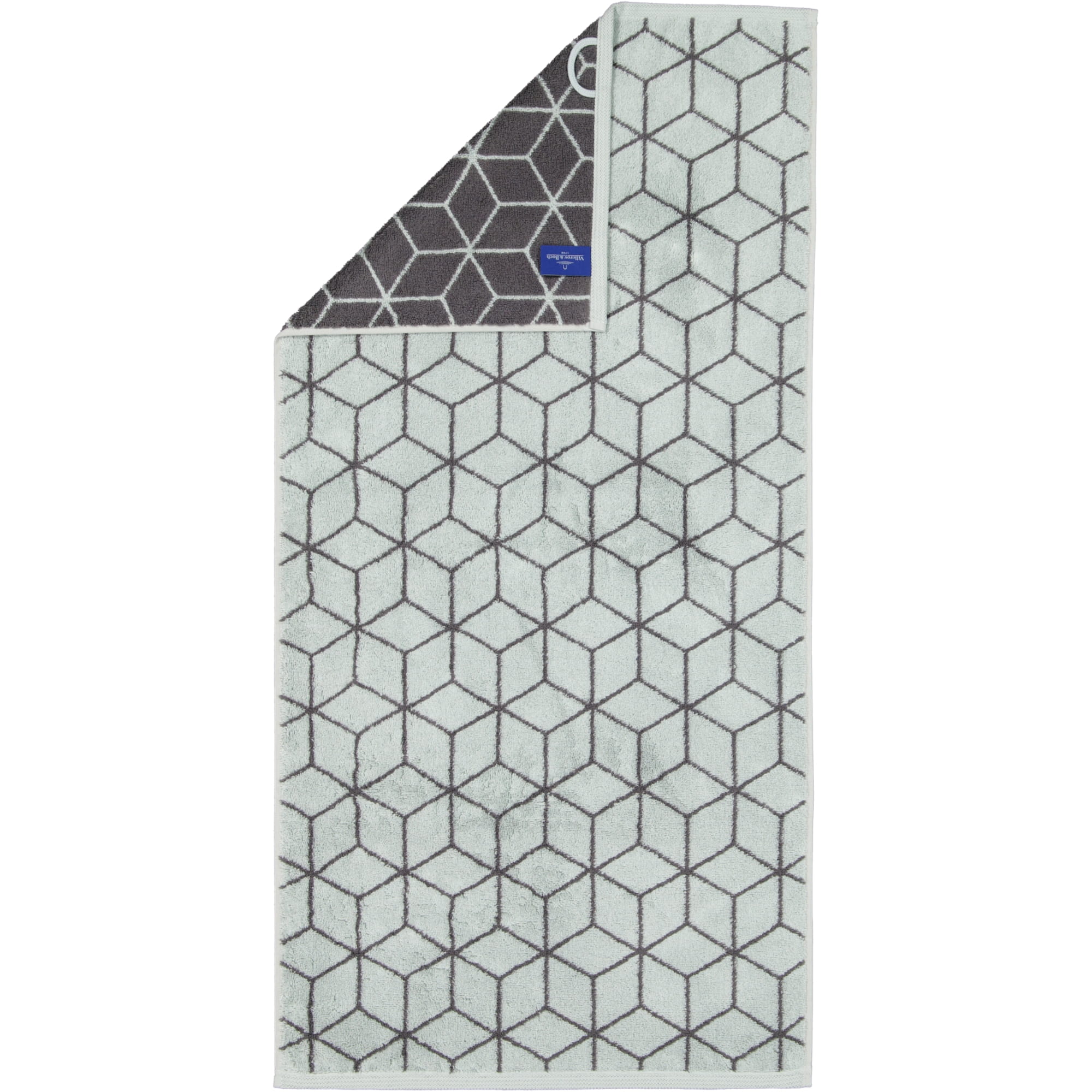 Villeroy & Boch Coordinates Carré Colors 2559 sage green/graphit - 47 - Handtuch 50x100 cm