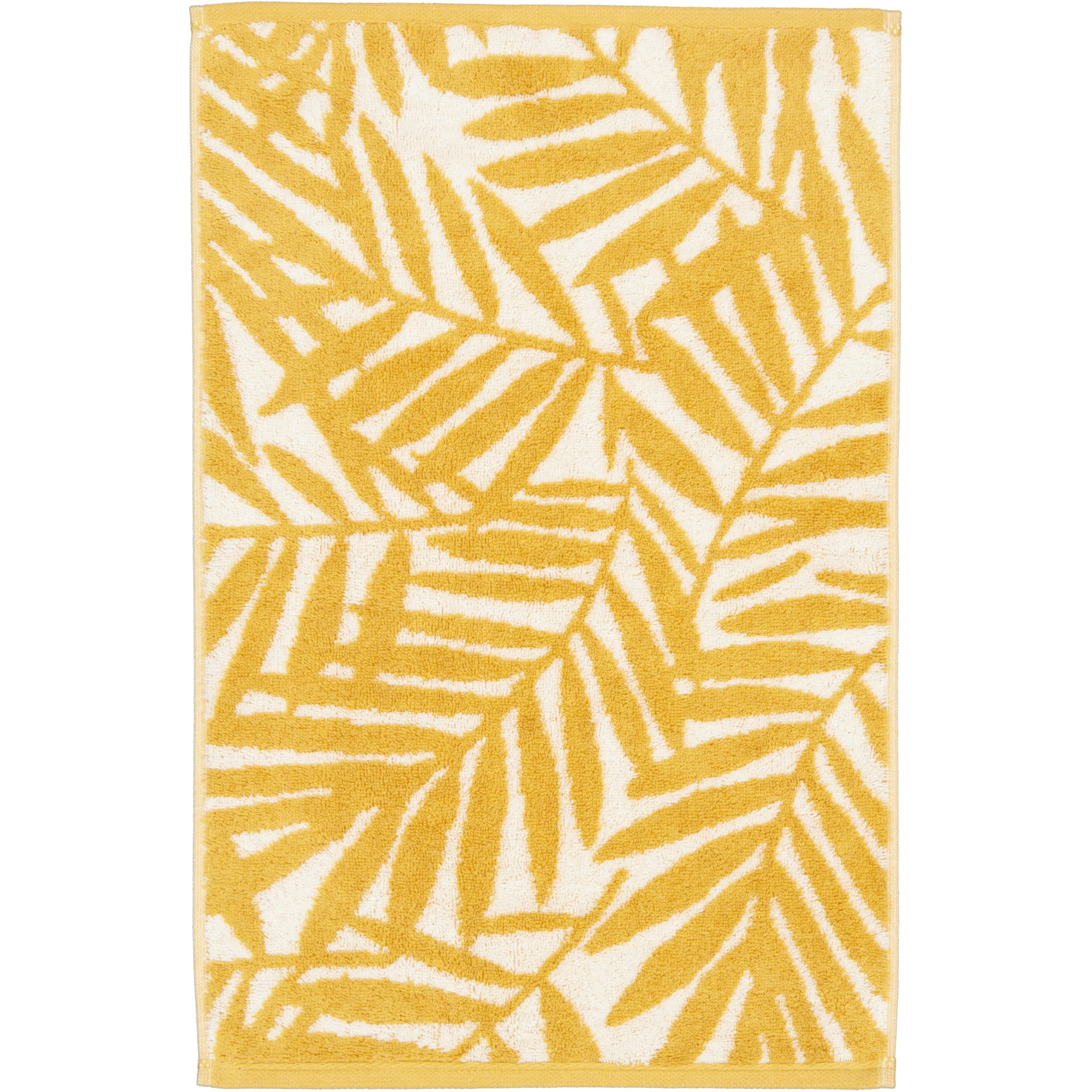 Cawö Handtücher Maison Blätter 6267 gold - 35 - Gästetuch 30x50 cm