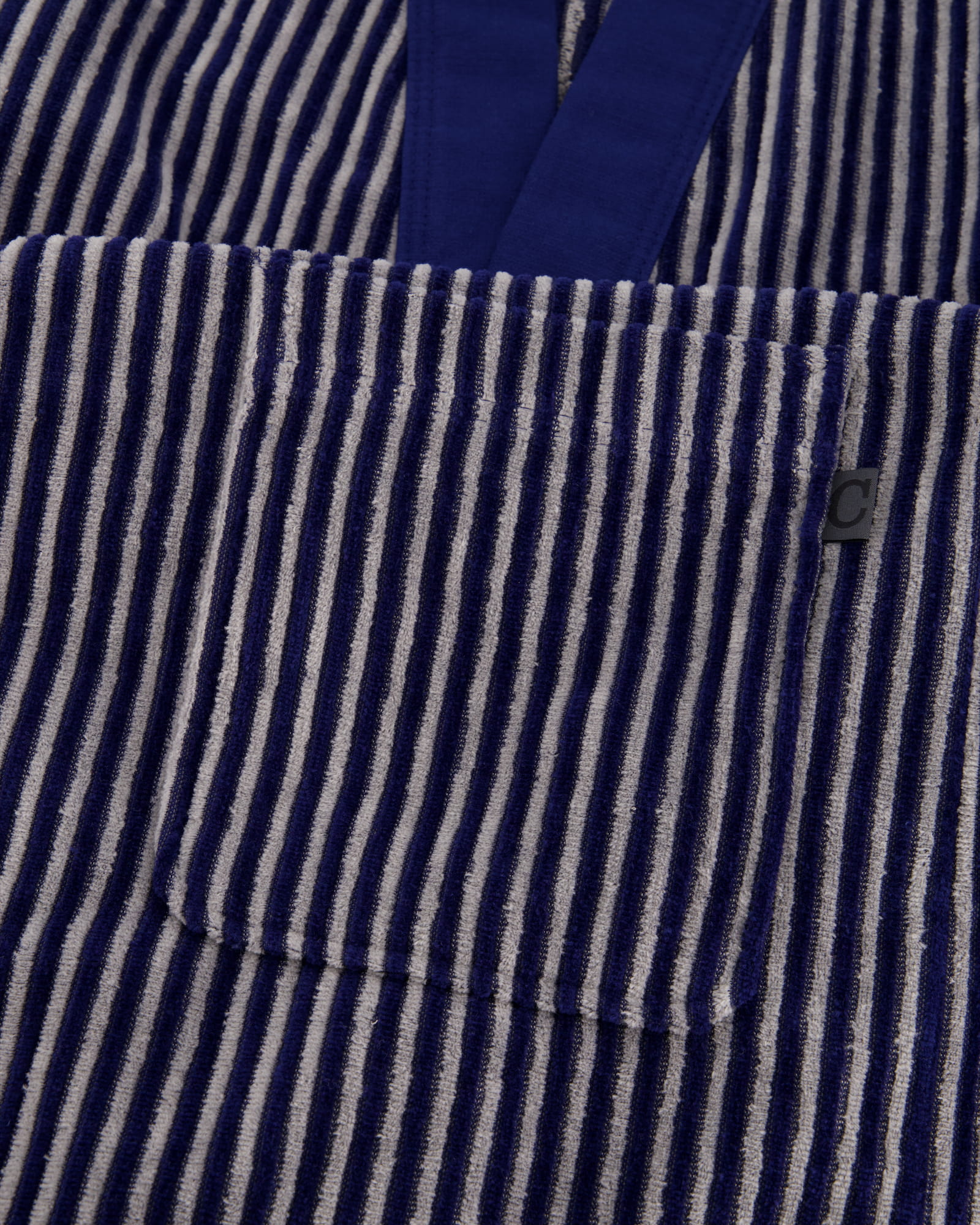 Cawö - Herren Bademantel Kimono 2843 - Farbe: blau - 17