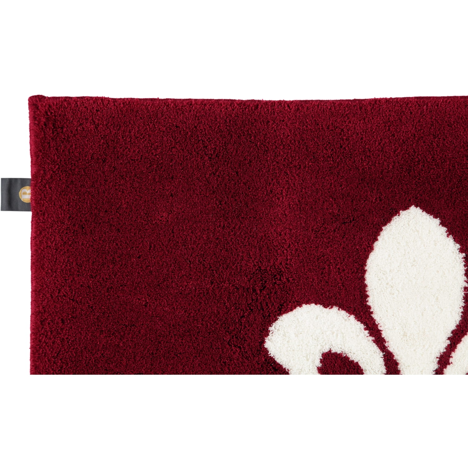 Rhomtuft RHOMTUFT Badteppiche Lilie bordeaux-ecru - 1372