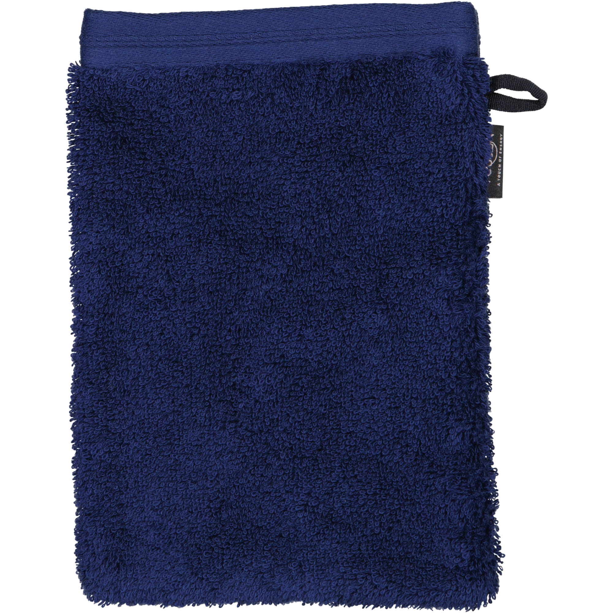 Vossen Handtücher Vegan Life marine blau - 4930 - Waschhandschuh 16x22 cm