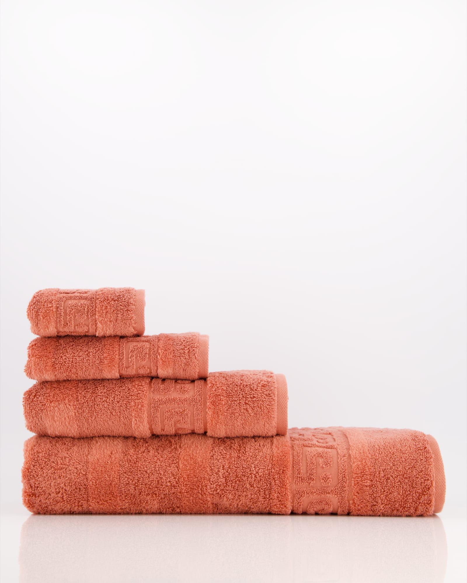Cawö Handtücher Noblesse Uni 1001 brick - 387 - Handtuch 50x100 cm