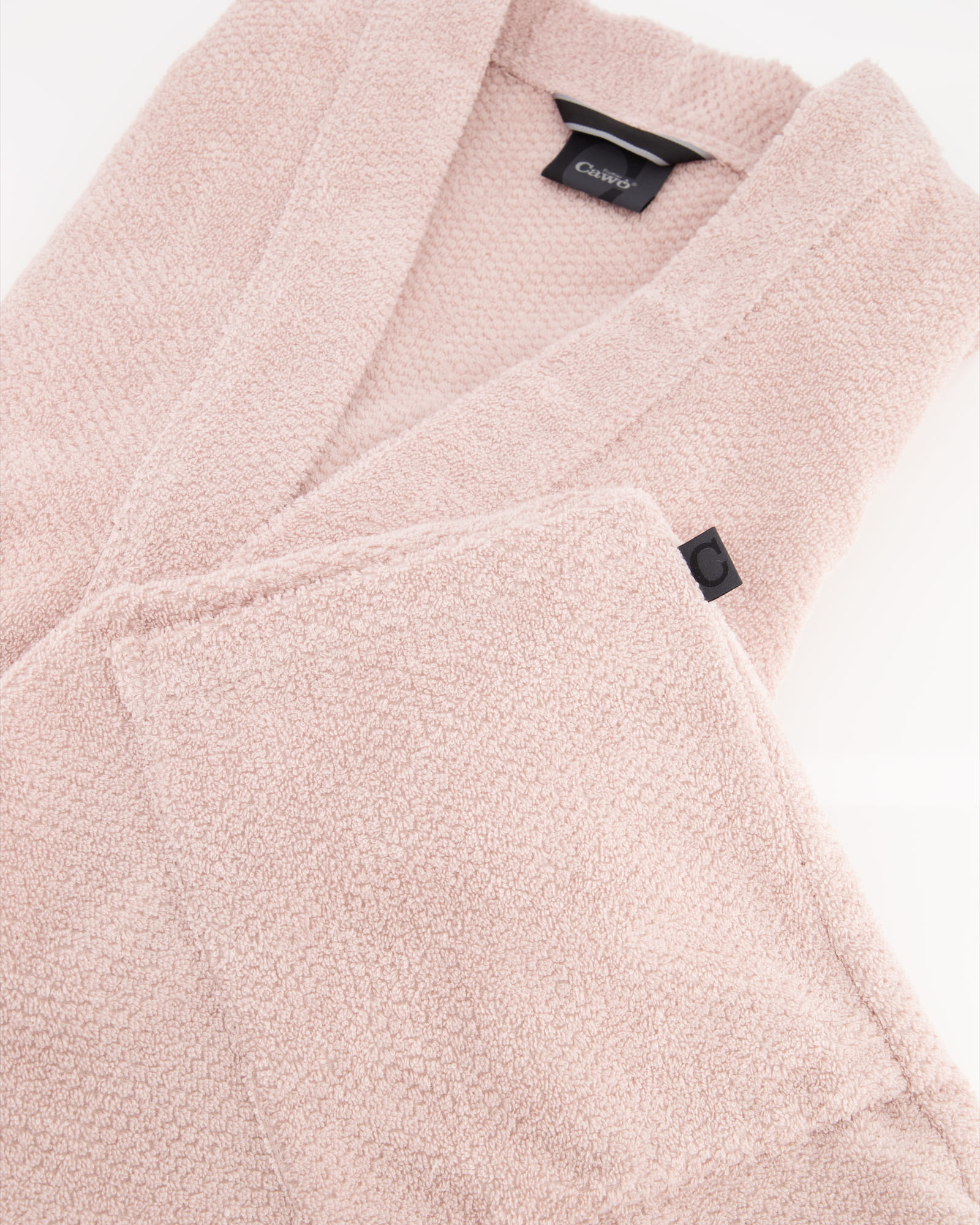 Cawö Damen Bademantel Pure 5222 - Farbe: puder - 383