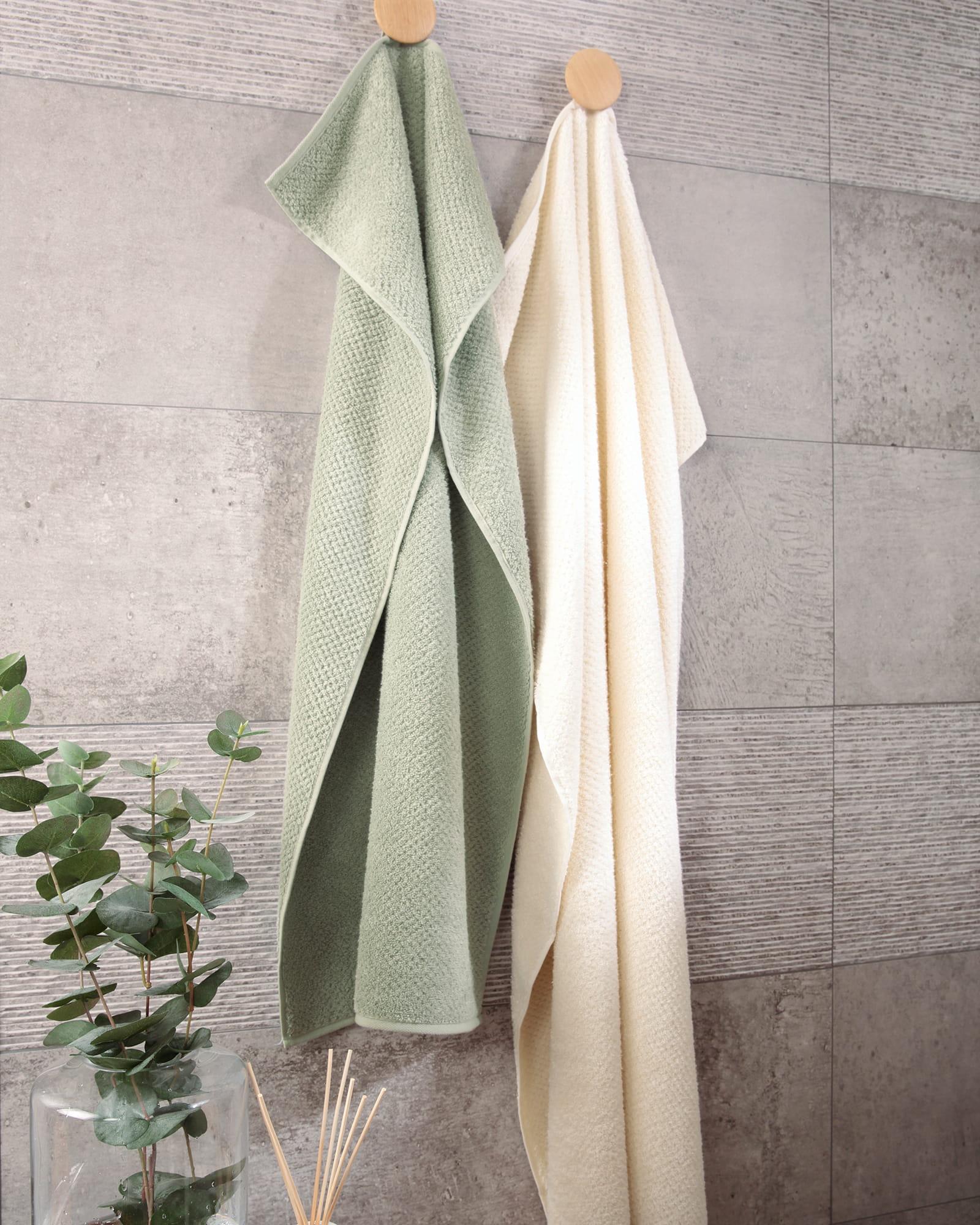 Cawö Handtücher Pure 6500 - Farbe: eukalyptus - 450