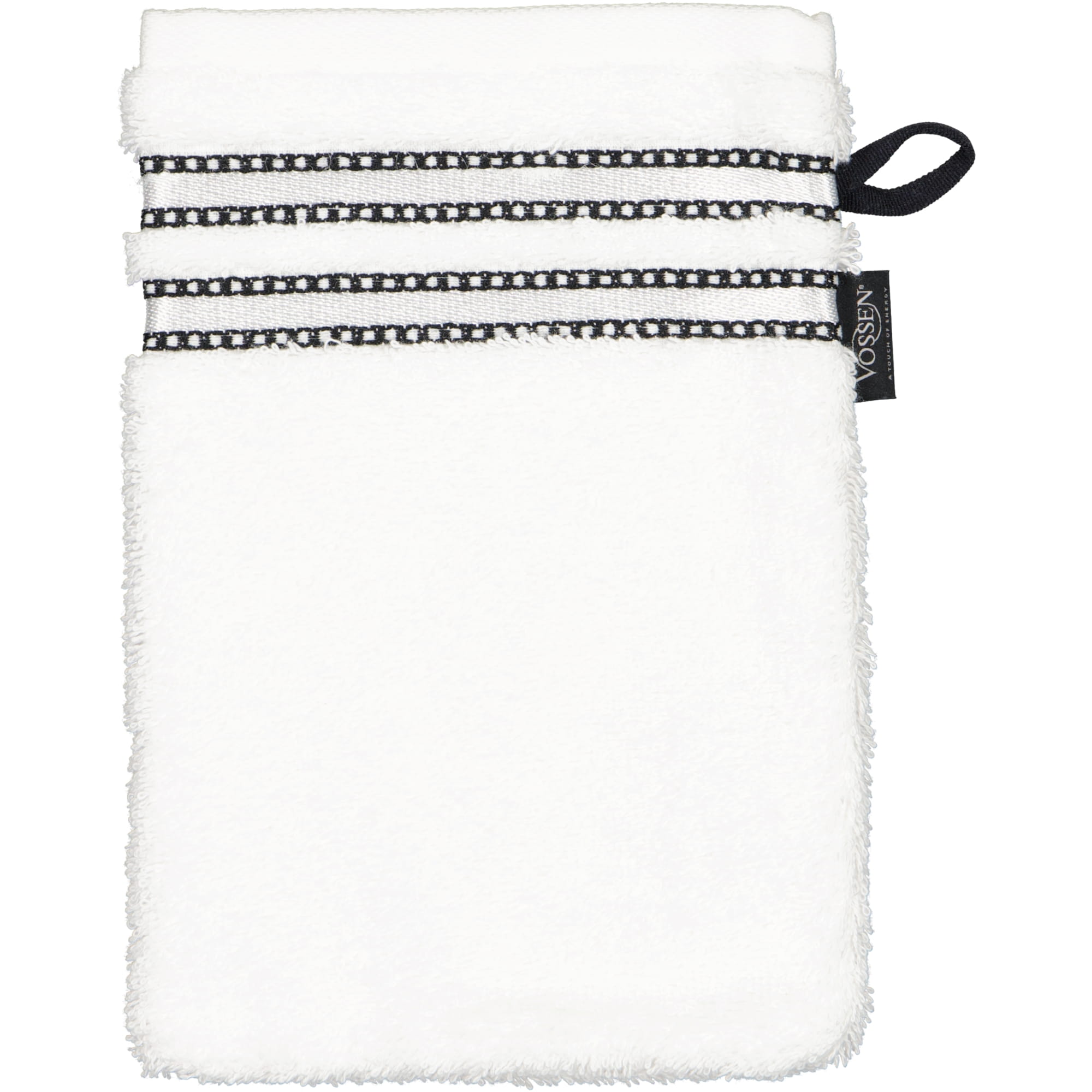 Vossen Handtücher Cult de Luxe weiß - 0300 - Waschhandschuh 16x22 cm
