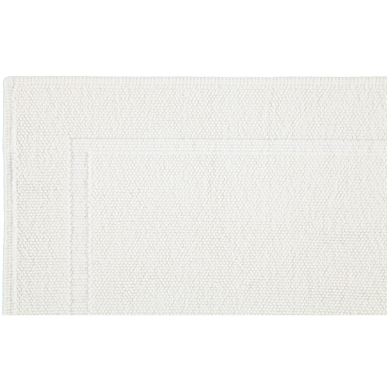 Rhomtuft - Badematte Pearl 51 - Farbe: weiß - 01