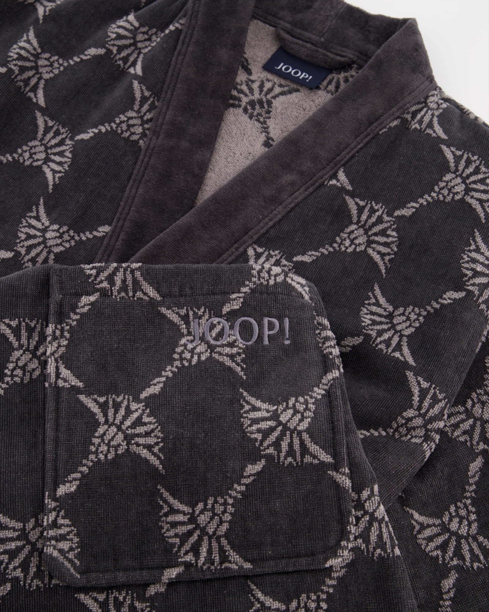 JOOP! Bademäntel Herren Kimono Kimono 1662 anthrazit - 77