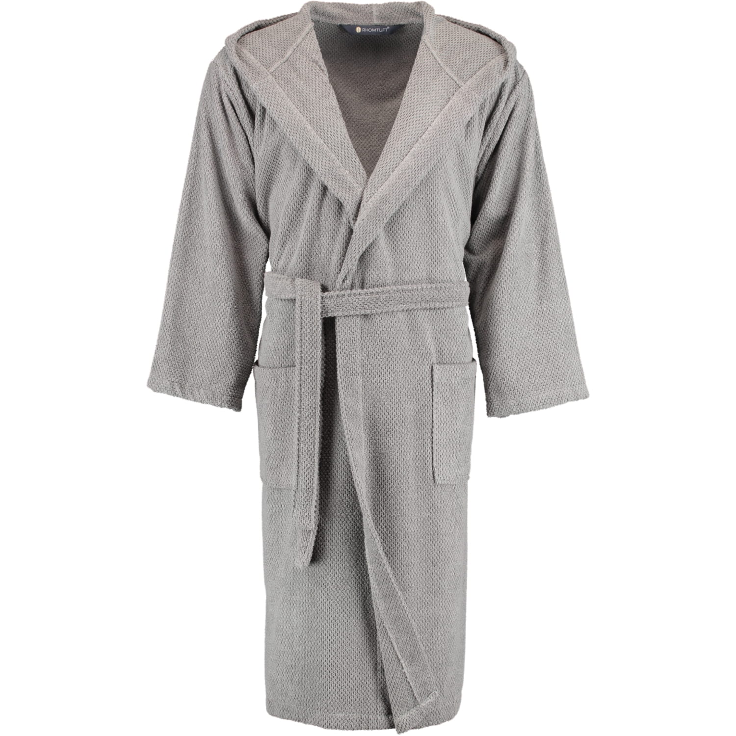 Rhomtuft - Bademantel Baronesse unisex - Farbe: kiesel - 85