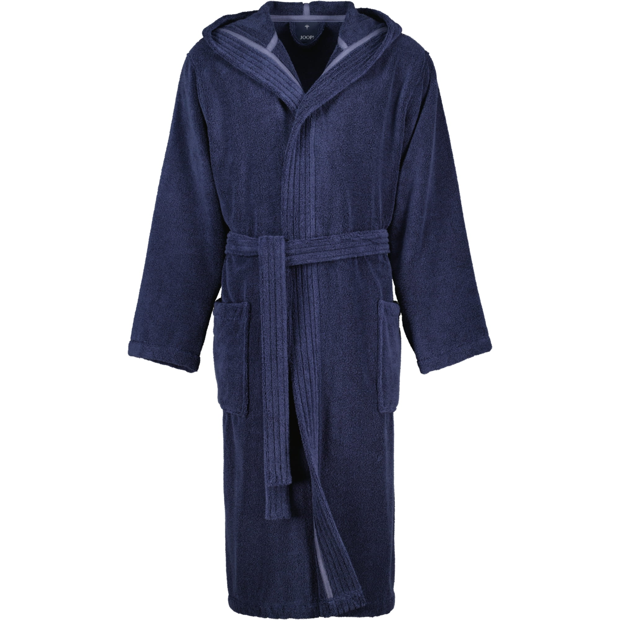 JOOP! Herren Bademantel - Kapuze 1648 - Farbe: Blau - 175