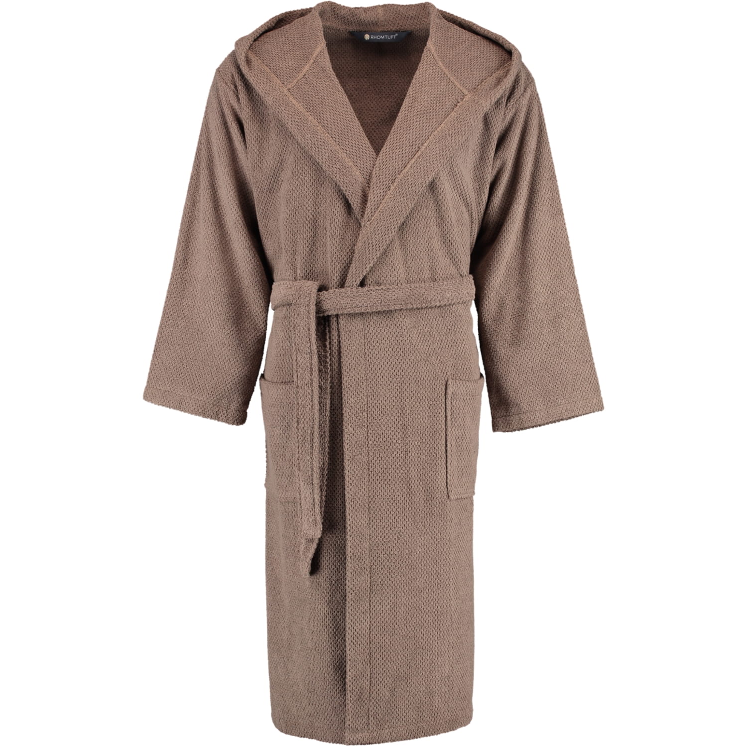Rhomtuft - Bademantel Baronesse unisex - Farbe: taupe - 58