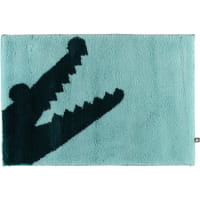 Rhomtuft - Badteppich Croc - Farbe: mint/pazifik - 1210 60x90 cm