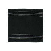 Vossen Cult de Luxe - Farbe: 790 - schwarz Gästetuch 30x50 cm