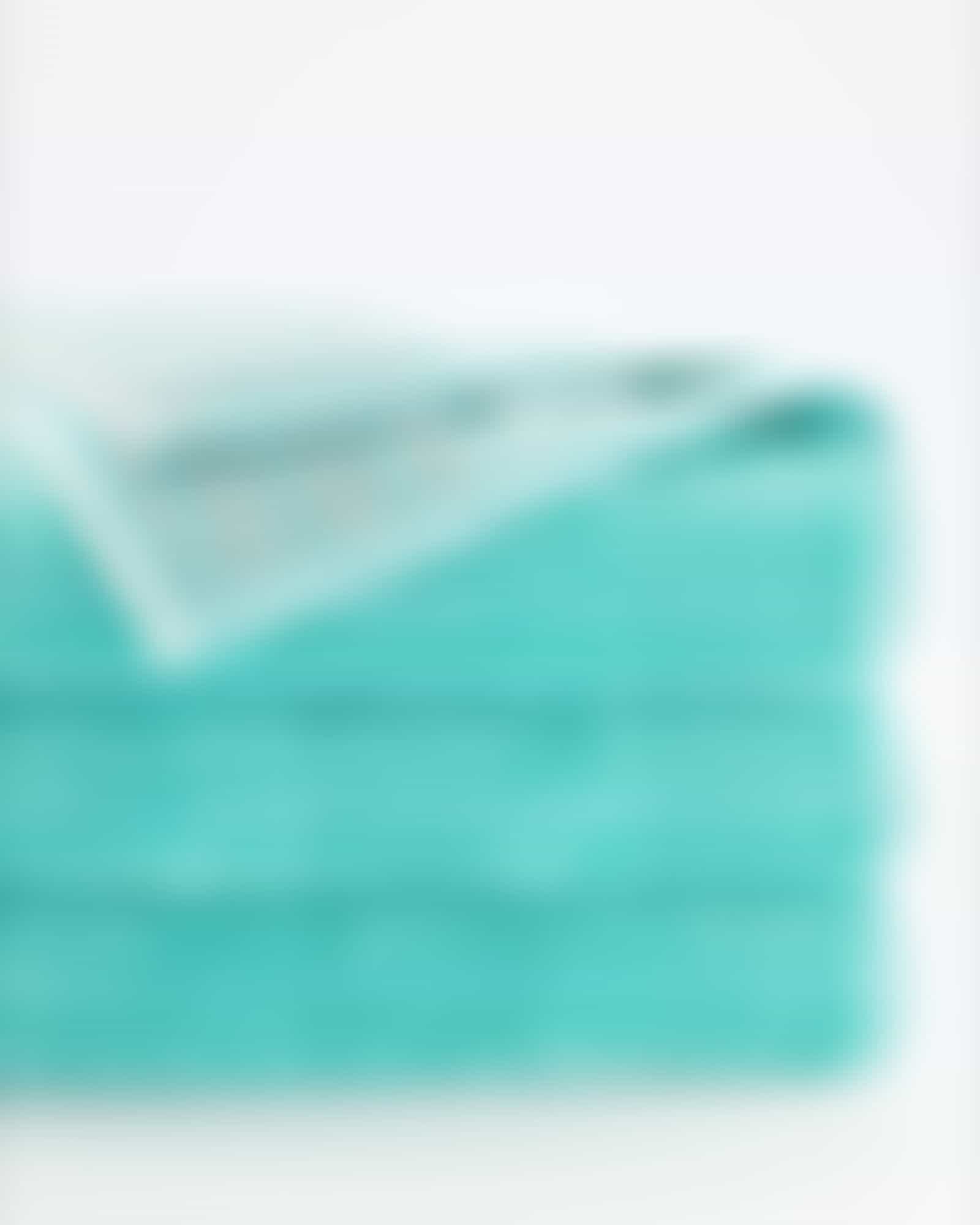 Cawö - Noblesse Cashmere Streifen 1056 - Farbe: mint - 14 Seiflappen 30x30 cm