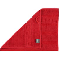 Cawö - Noblesse Uni 1001 - Farbe: 203 - rot Gästetuch 30x50 cm