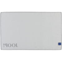JOOP! Classic - Doubleface Badematte 1600 - 50x80 cm - Farbe: Silber/Weiß - 76