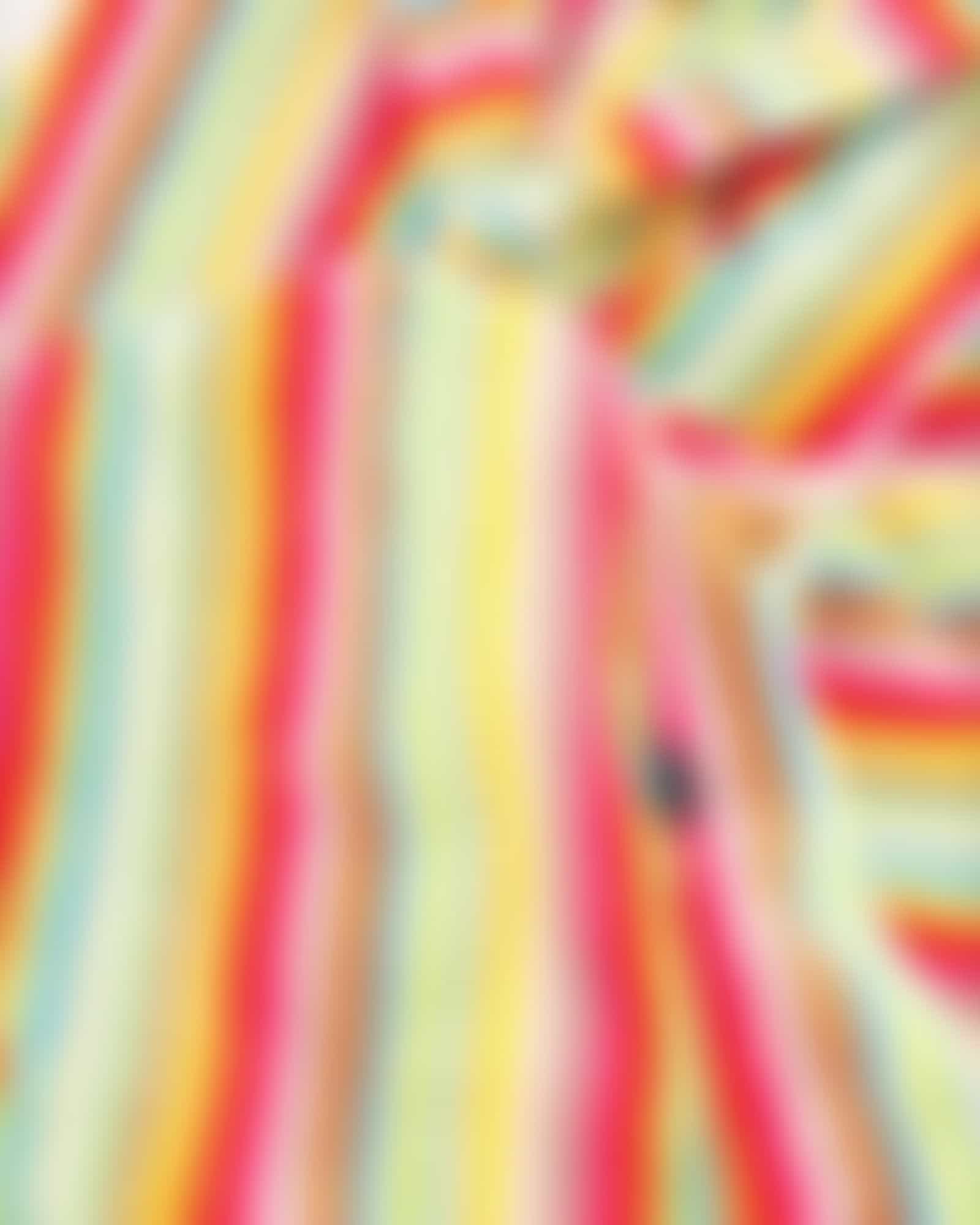 Cawö - Damen Bademantel Life Style - Kurzmantel mit Kapuze 7082 - Farbe: multicolor - 25 S